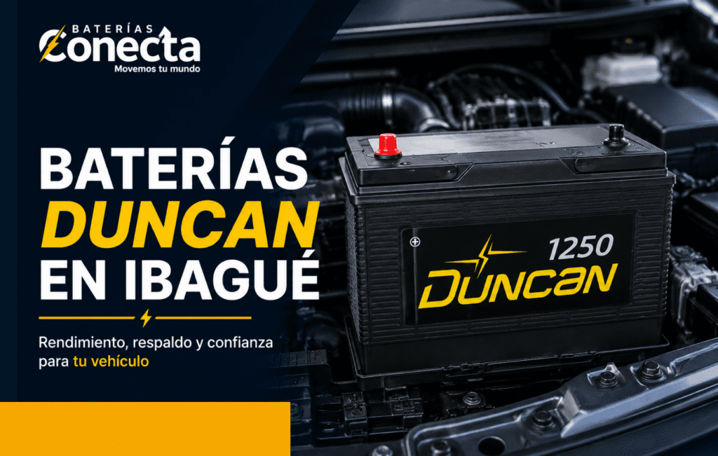 Baterías duncan en ibagué - Baterías Conecta